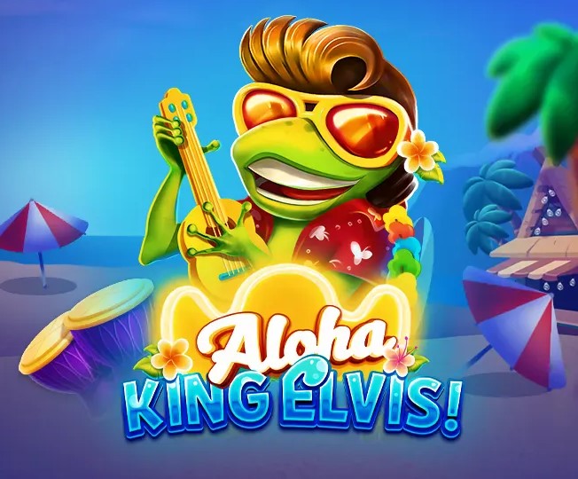 Spotted and dated — Aloha King Elvis: reels during a bonus spin