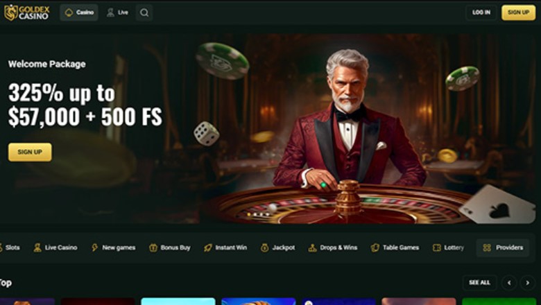 Spotted and dated — Goldex Casino: two eligible reel sets in the offer